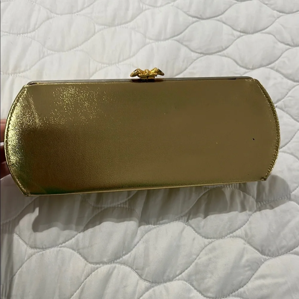Vintage Gold Convertible Clutch Bag - Picture 1 of 7
